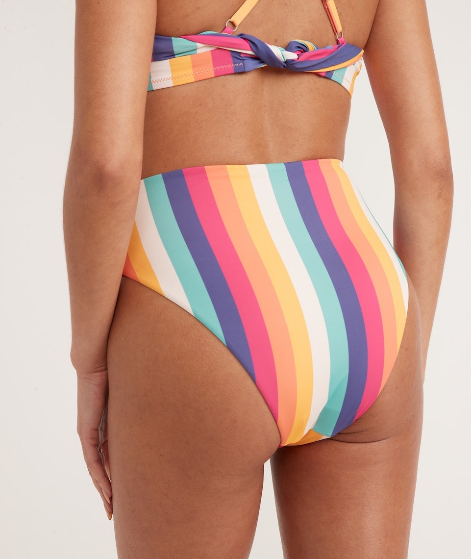 Women's Plus Nautical Stripe Control Swimsuit