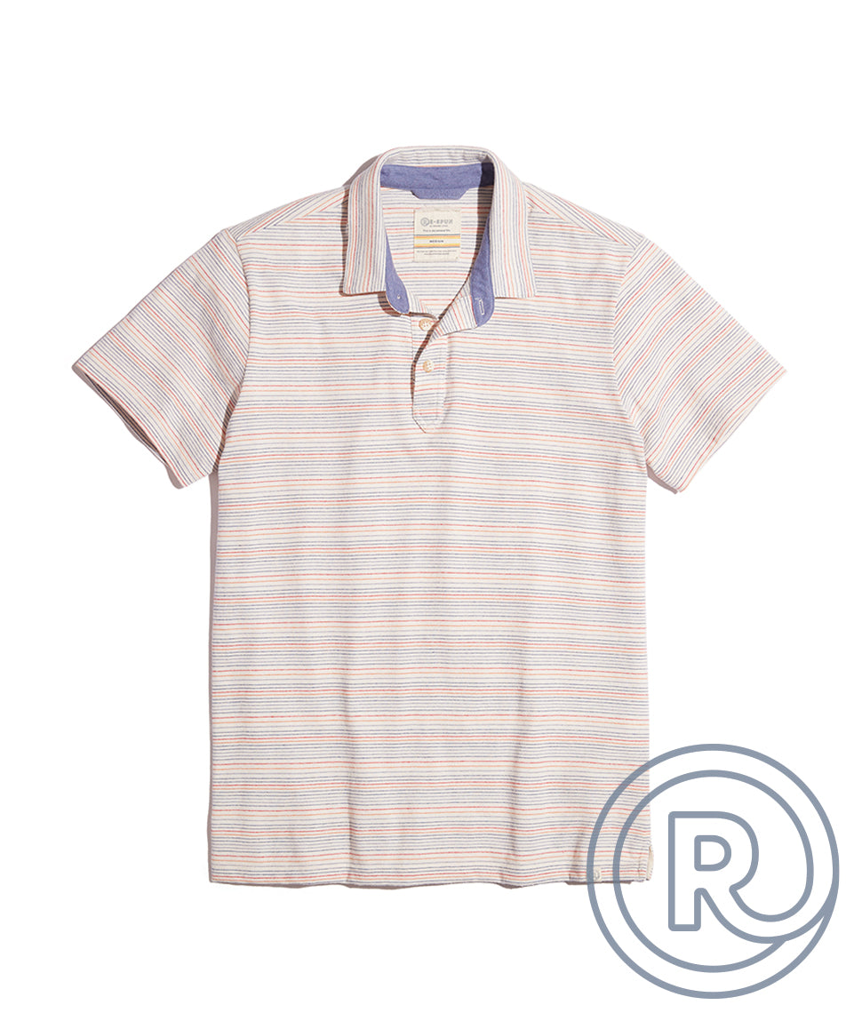 Re-Spun Polo Multi Stripe