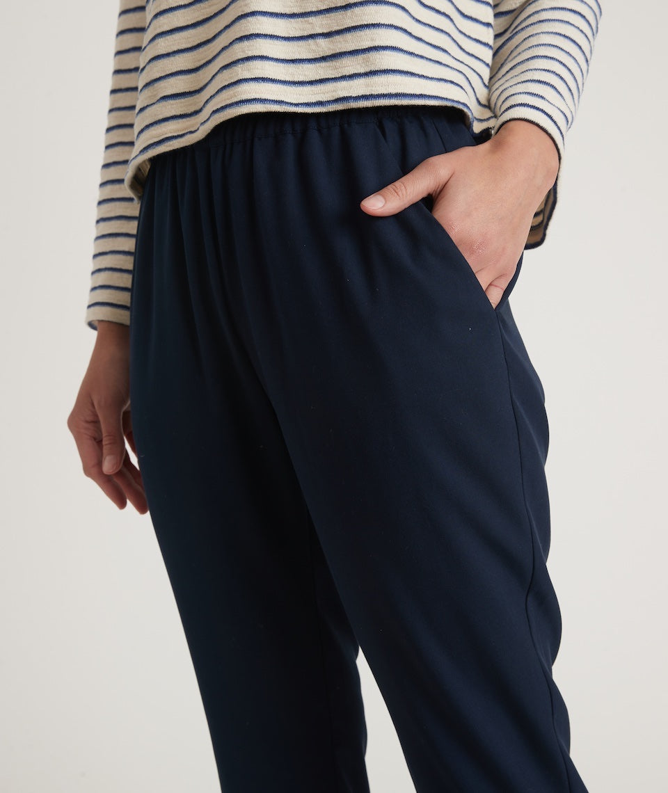 Layer Tall Re-Spun Marine Navy Allison and Pant in – Petite