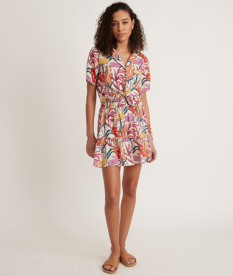 Lucy Resort Shirt Tropical Floral