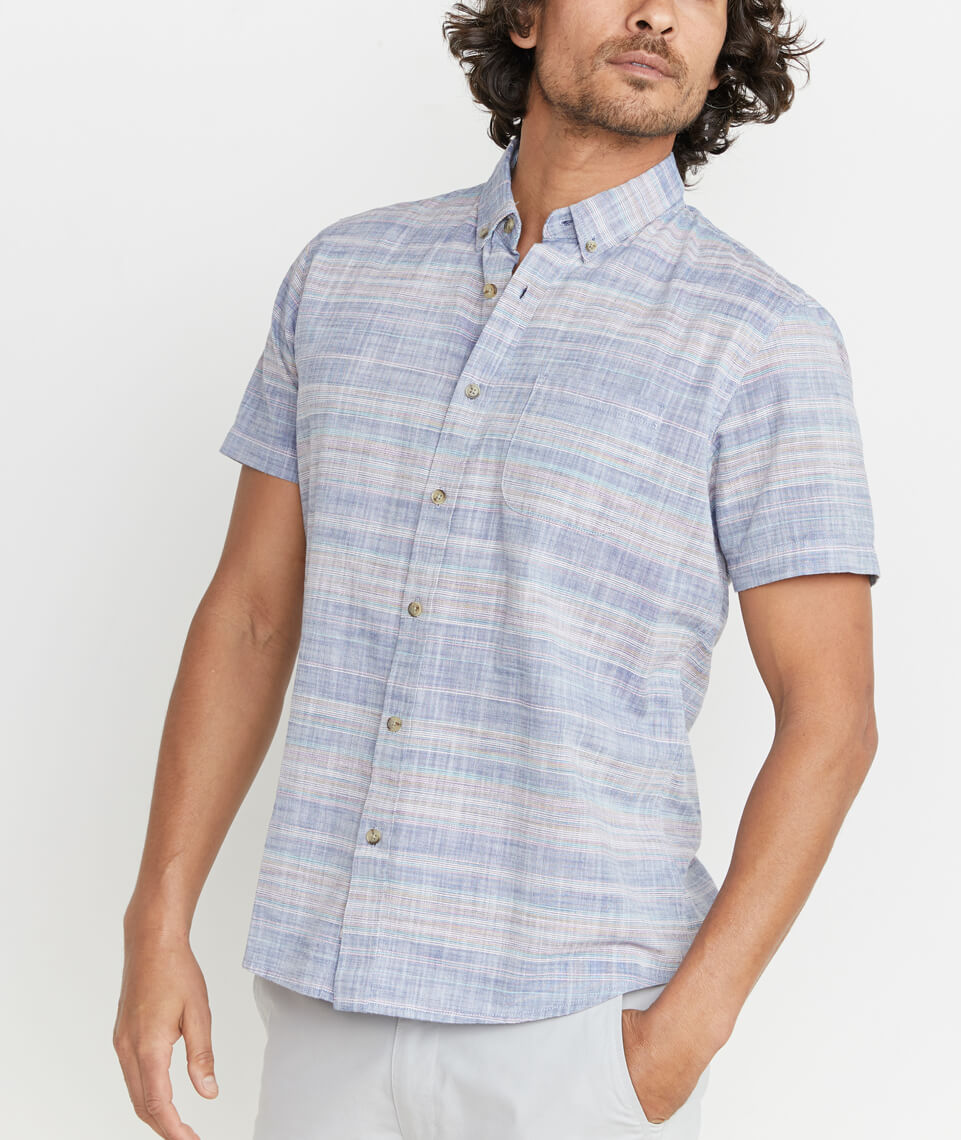 Skyline Shortsleeve Button Down