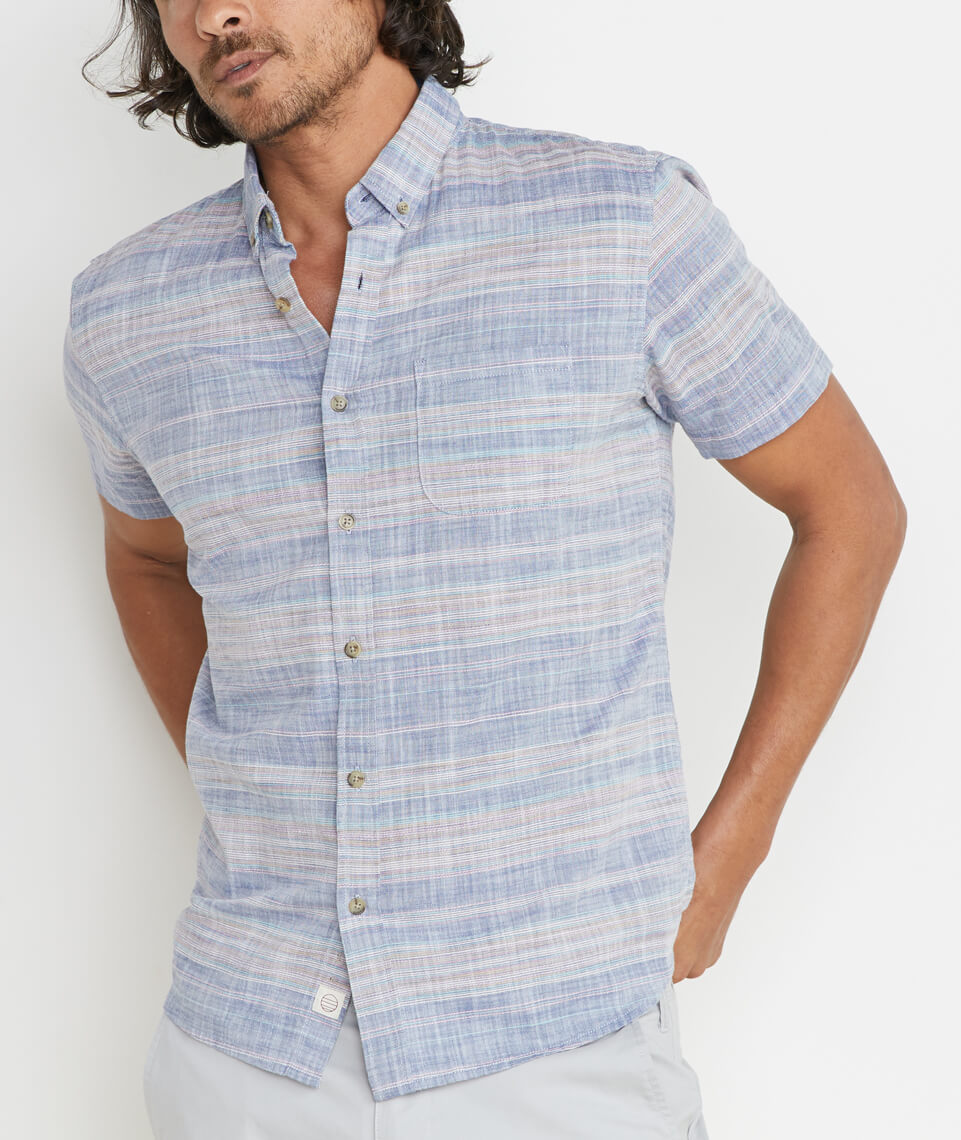 Skyline Shortsleeve Button Down