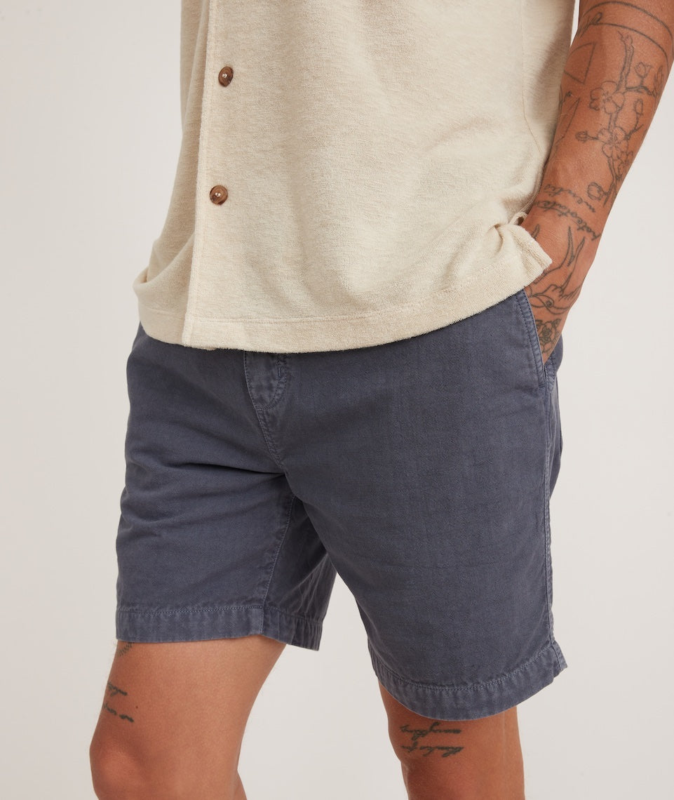 7" Saturday Beach Short Vintage Indigo