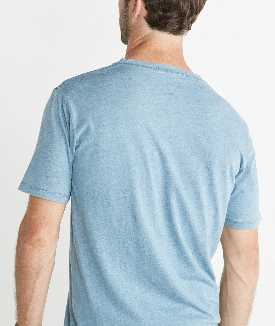 Signature V-Neck - Faded Indigo