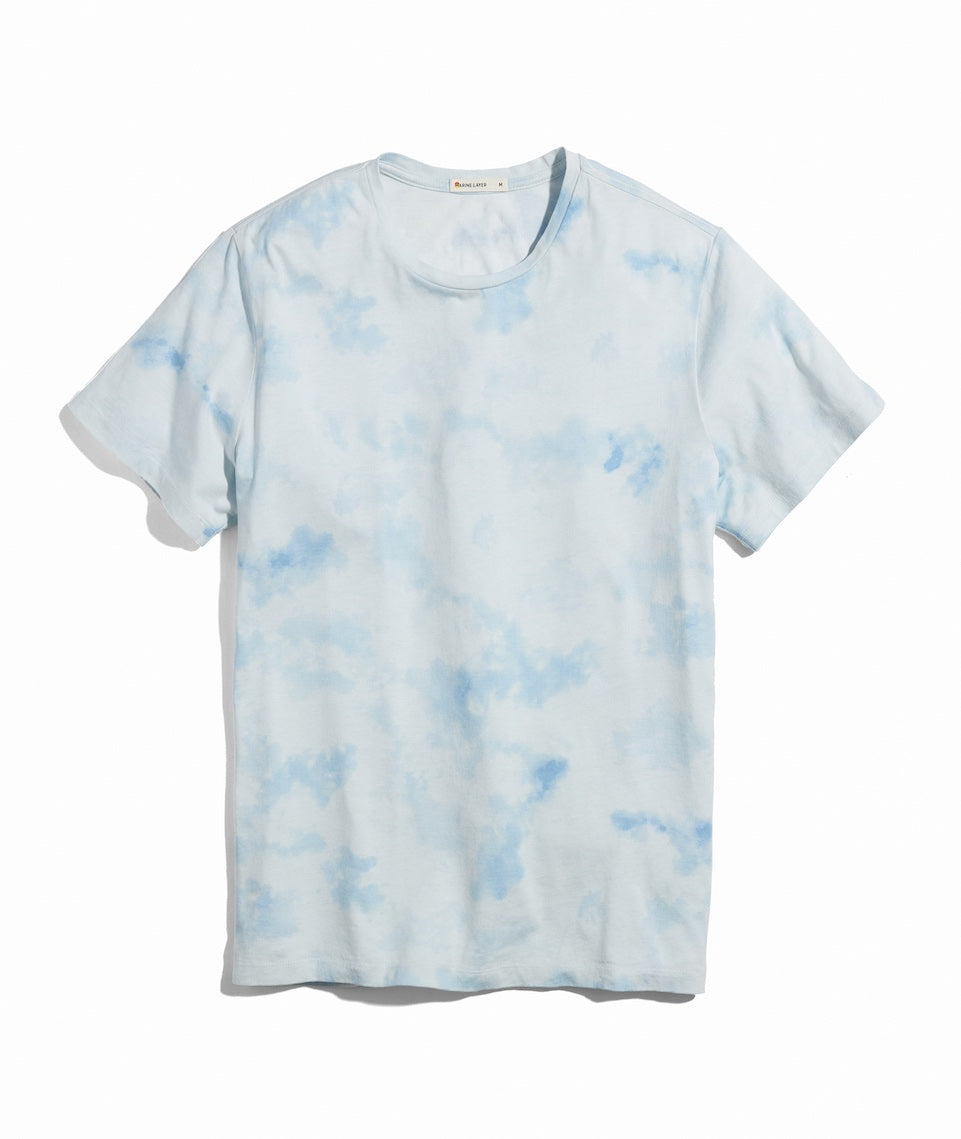 Signature Crew Tee Cloud Tie Dye