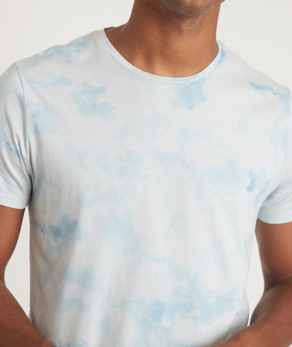 Signature Crew Tee Cloud Tie Dye