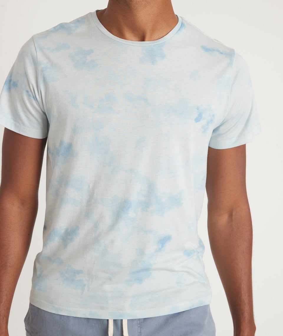 Signature Crew Tee Cloud Tie Dye