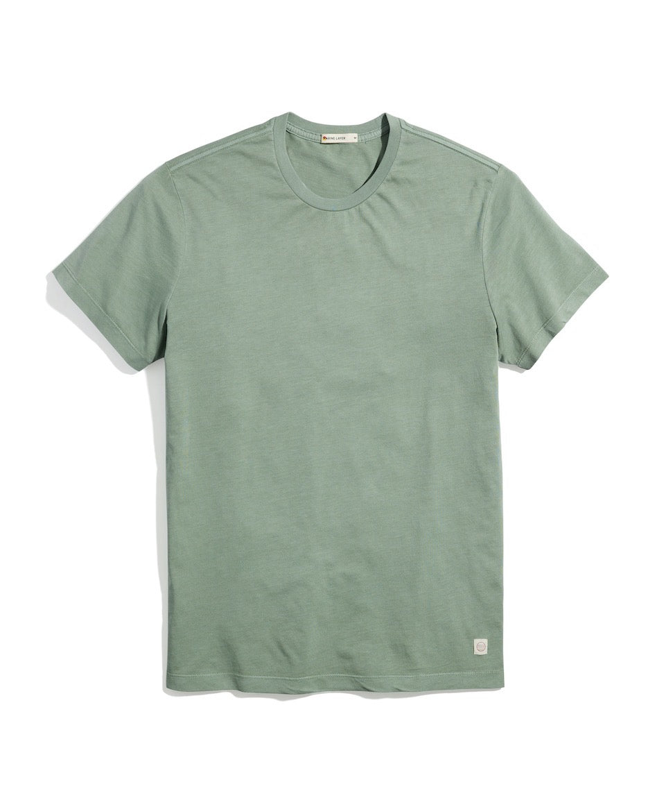 Signature Crew Tee Hedge Green