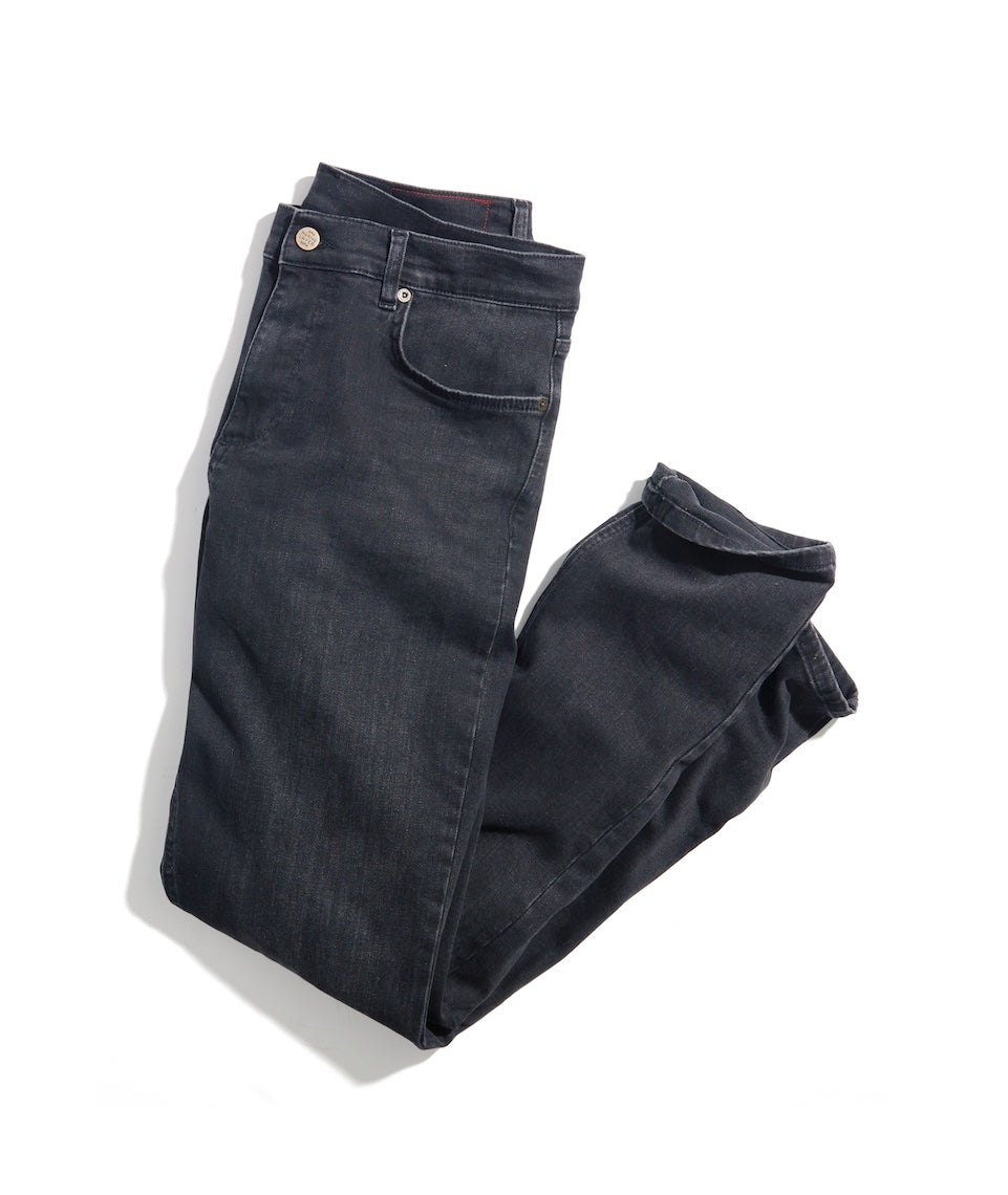 5 Pocket Slim Straight Denim Pant