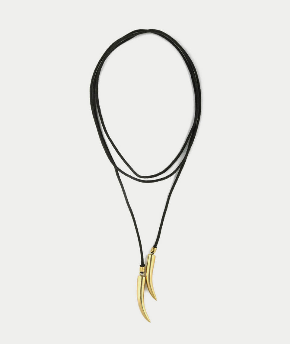 Soko Talon Cord Lariat Necklace