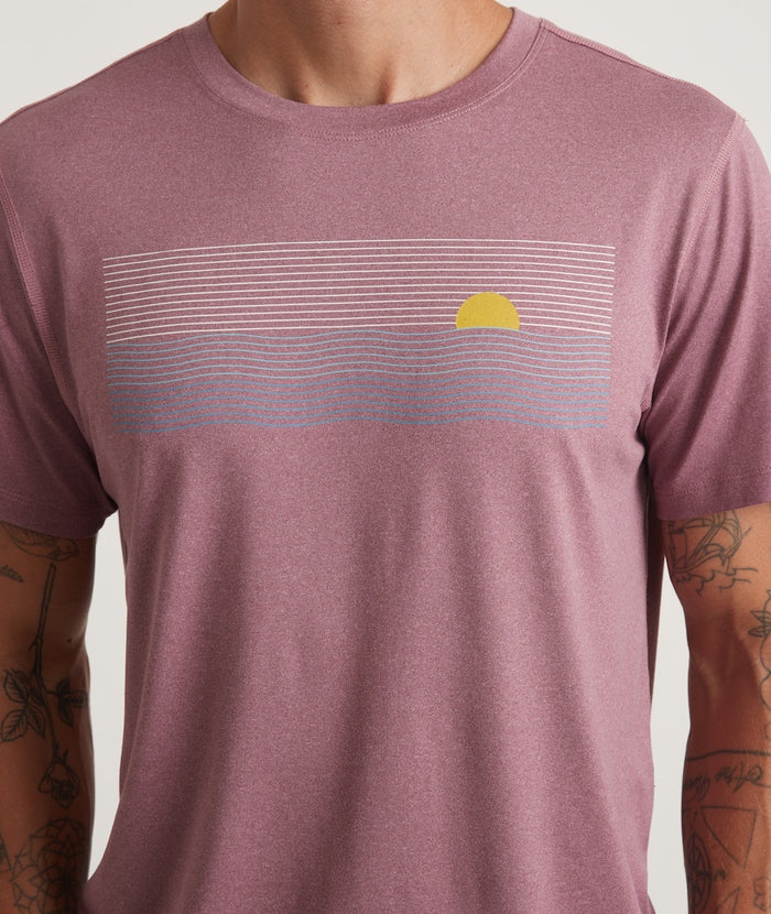 Marine Layer Sport Graphic Tee in Midnight Navy