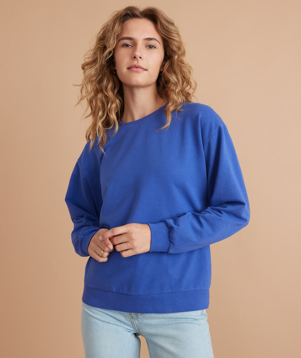 Sundown Oversized Sweatshirt Spectrum Blue