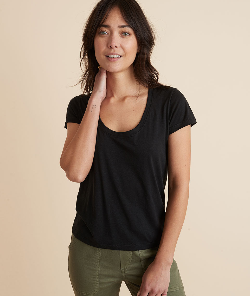 Classic Scoop Neck Tee