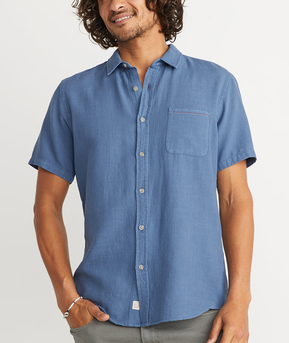 Lance Button Down Faded Blue