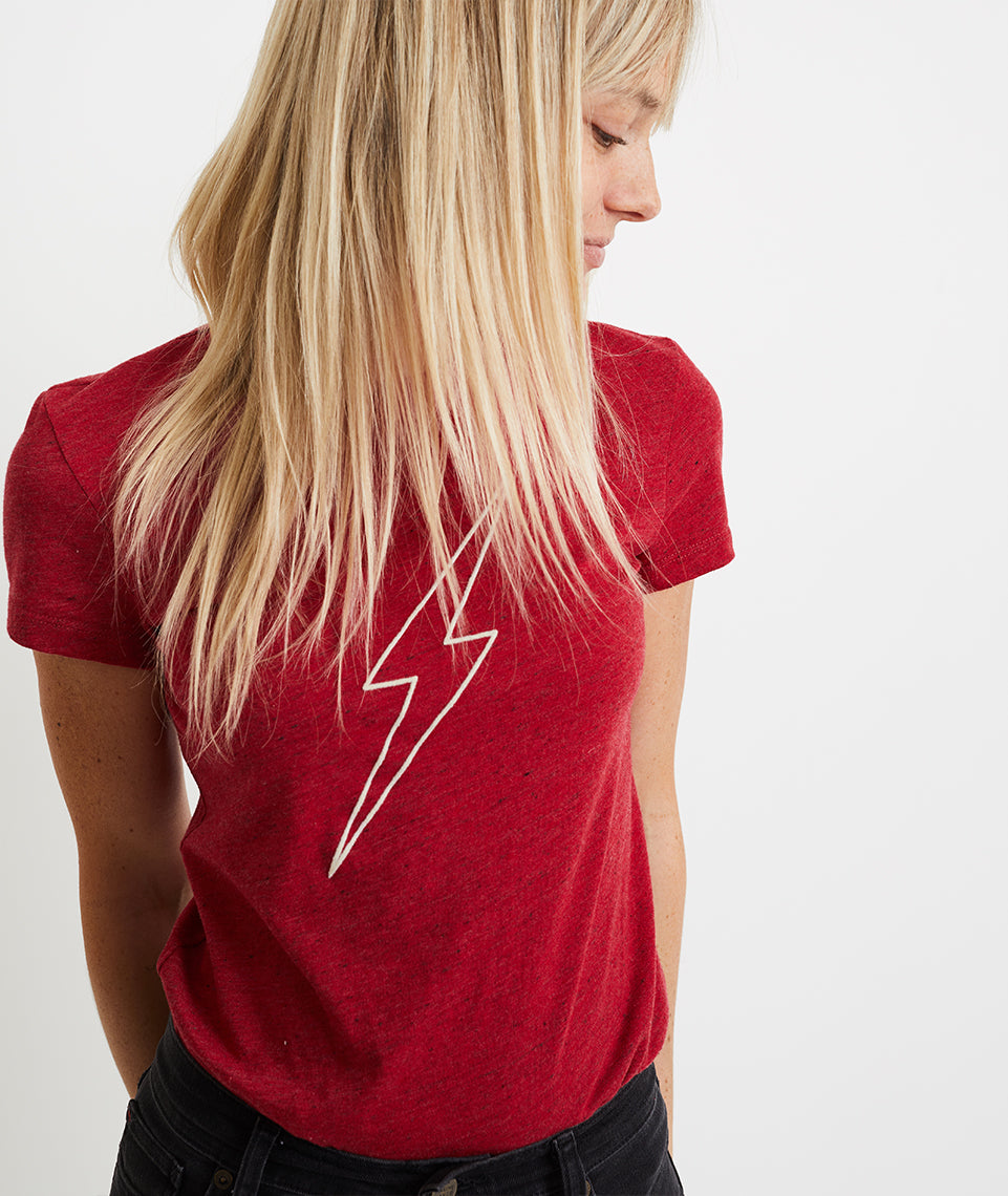 Electric Graphic Tee Biking Red