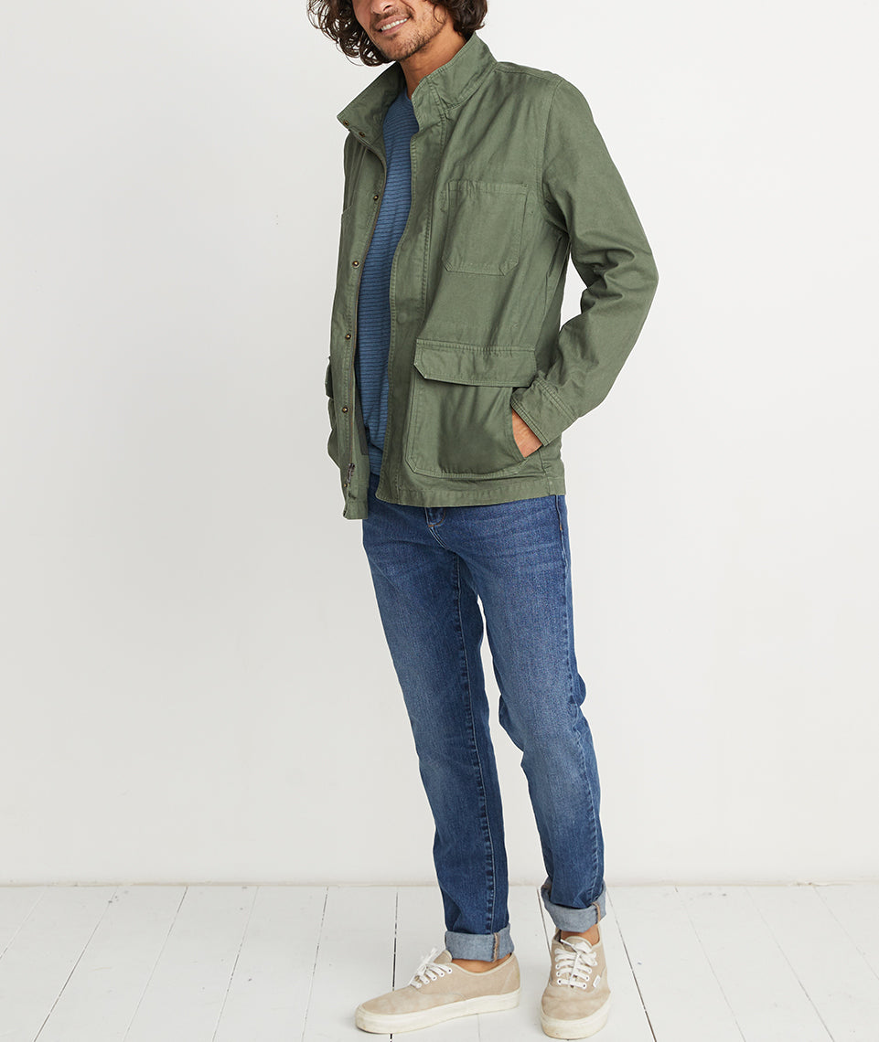 Hoover Utility Jacket Faded Olive