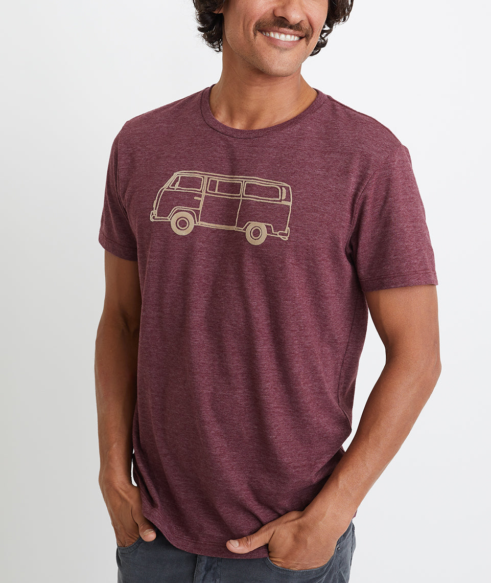 Bus Tee Tawny Port