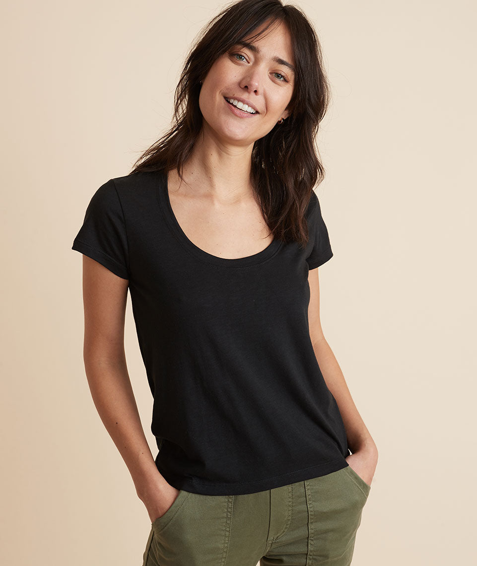 Classic Scoop Neck Tee