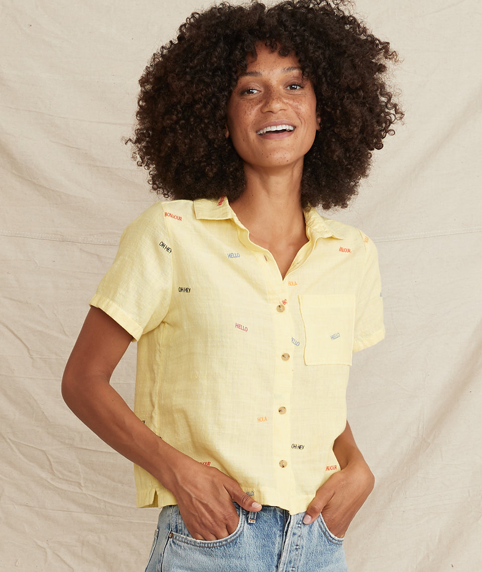 Talia Button Down