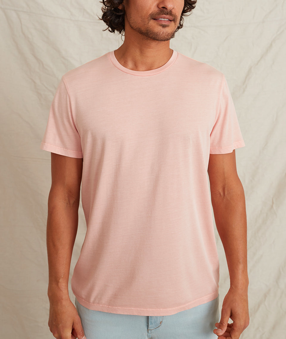 Signature Crewneck Soft Peach