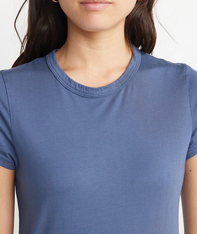 Women's Signature Crew Faded Navy