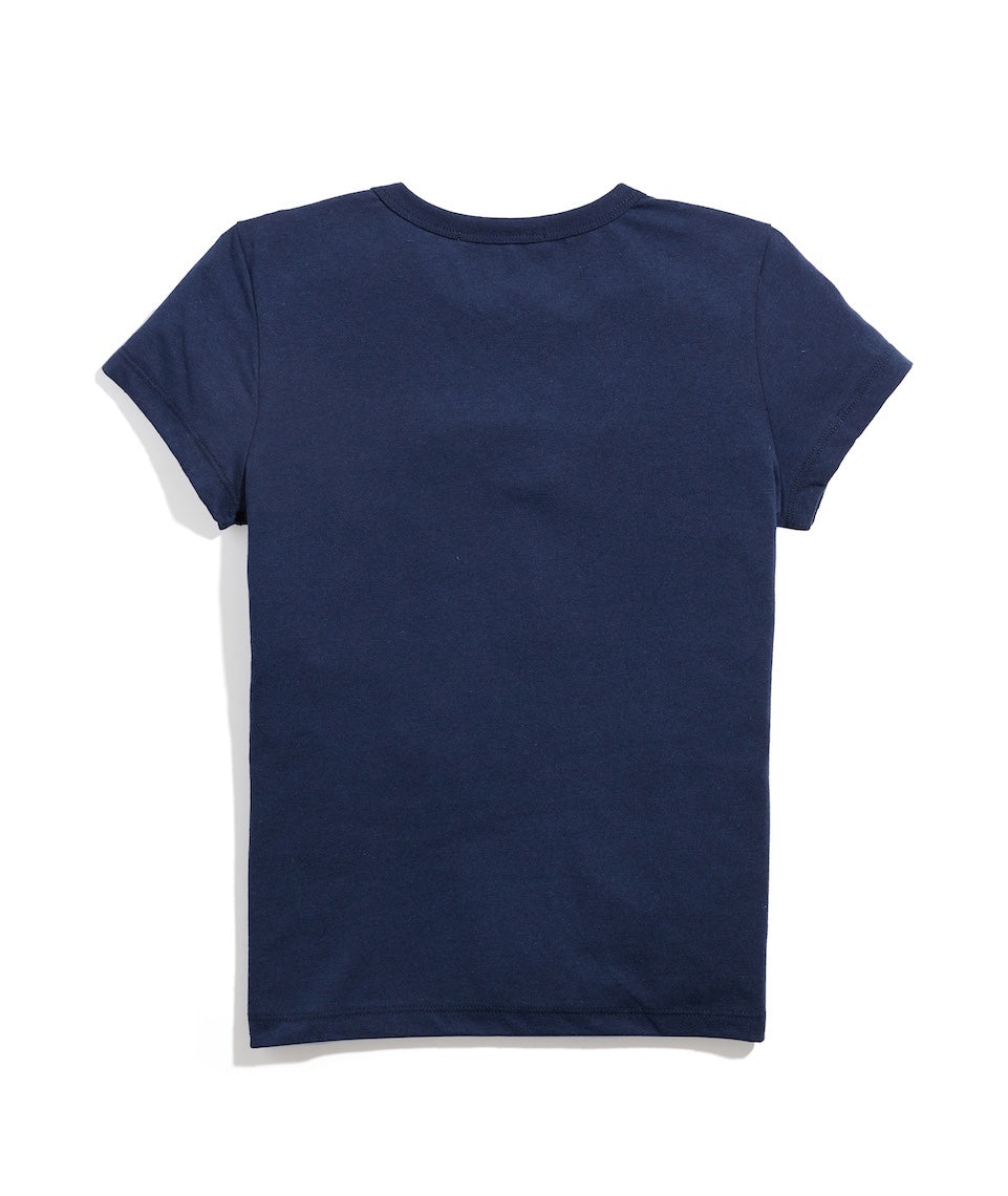 Women's Re-Spun Signature Crew Navy