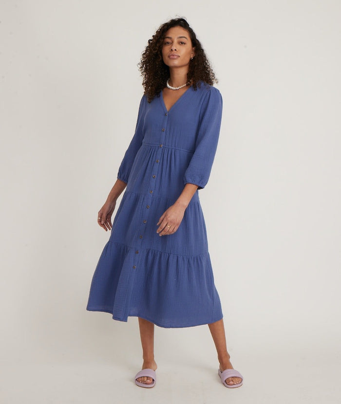 Willow Doublecloth Midi Dress – Marine Layer