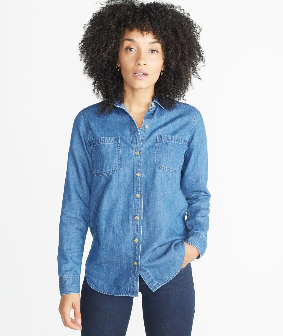 Adler Denim Button Down