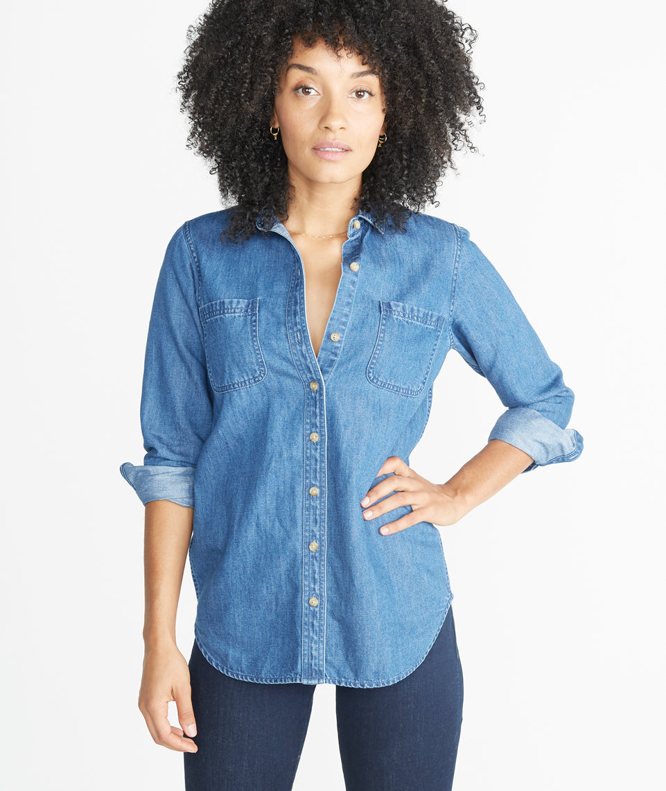 Adler Denim Button Down