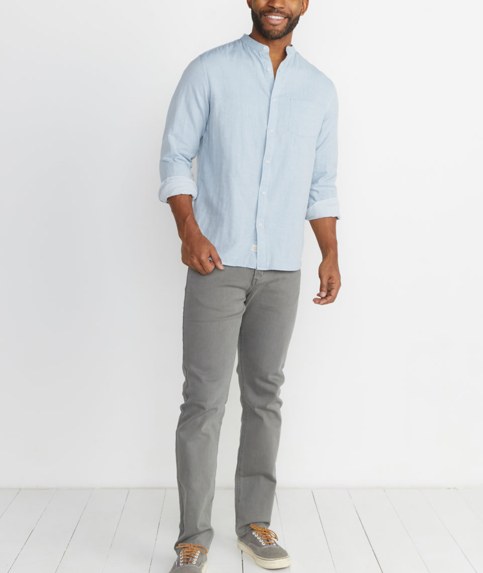 Allston Banded Collar Buttondown