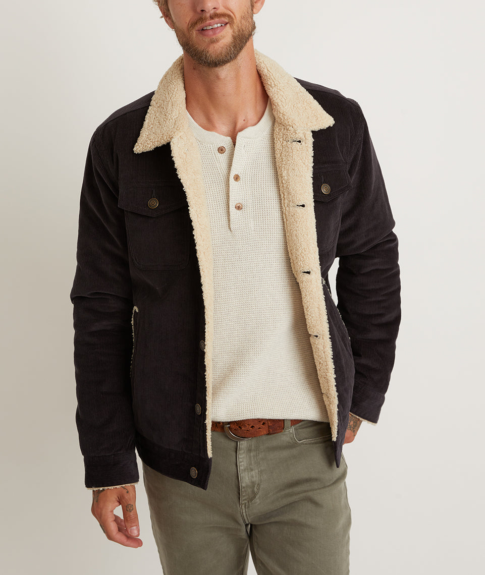 Boise Cord Sherpa Trucker