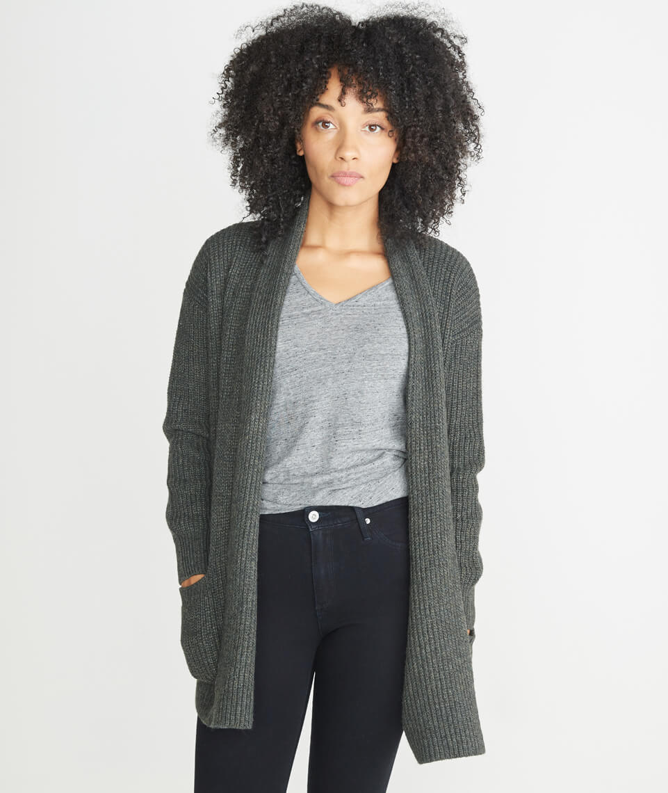 Brooklyn Cardigan Forest Green