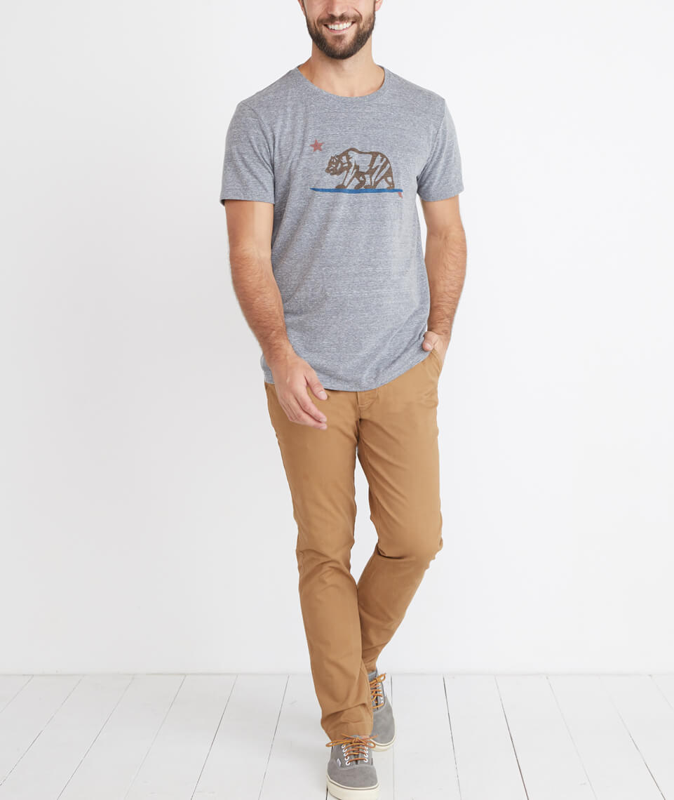 California Bear Graphic Grey