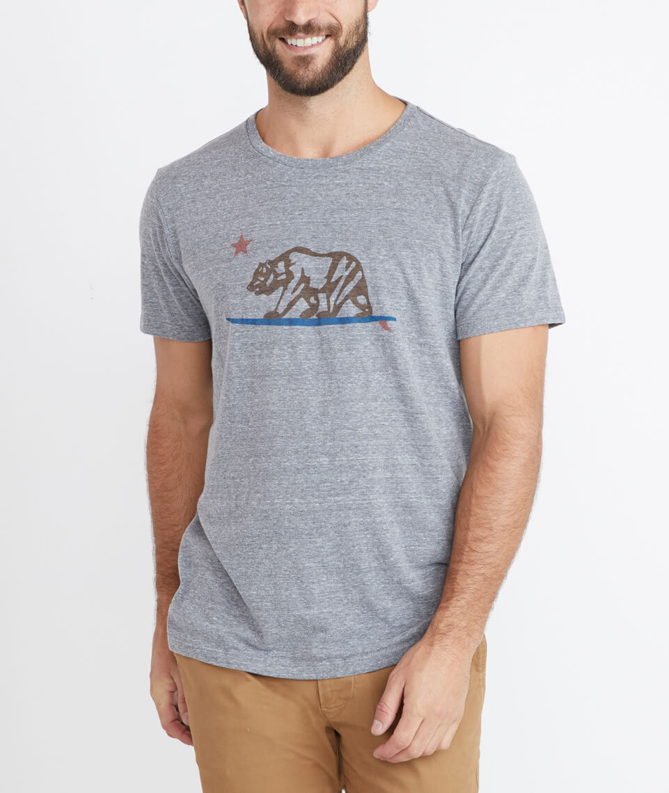 California Bear Graphic Grey