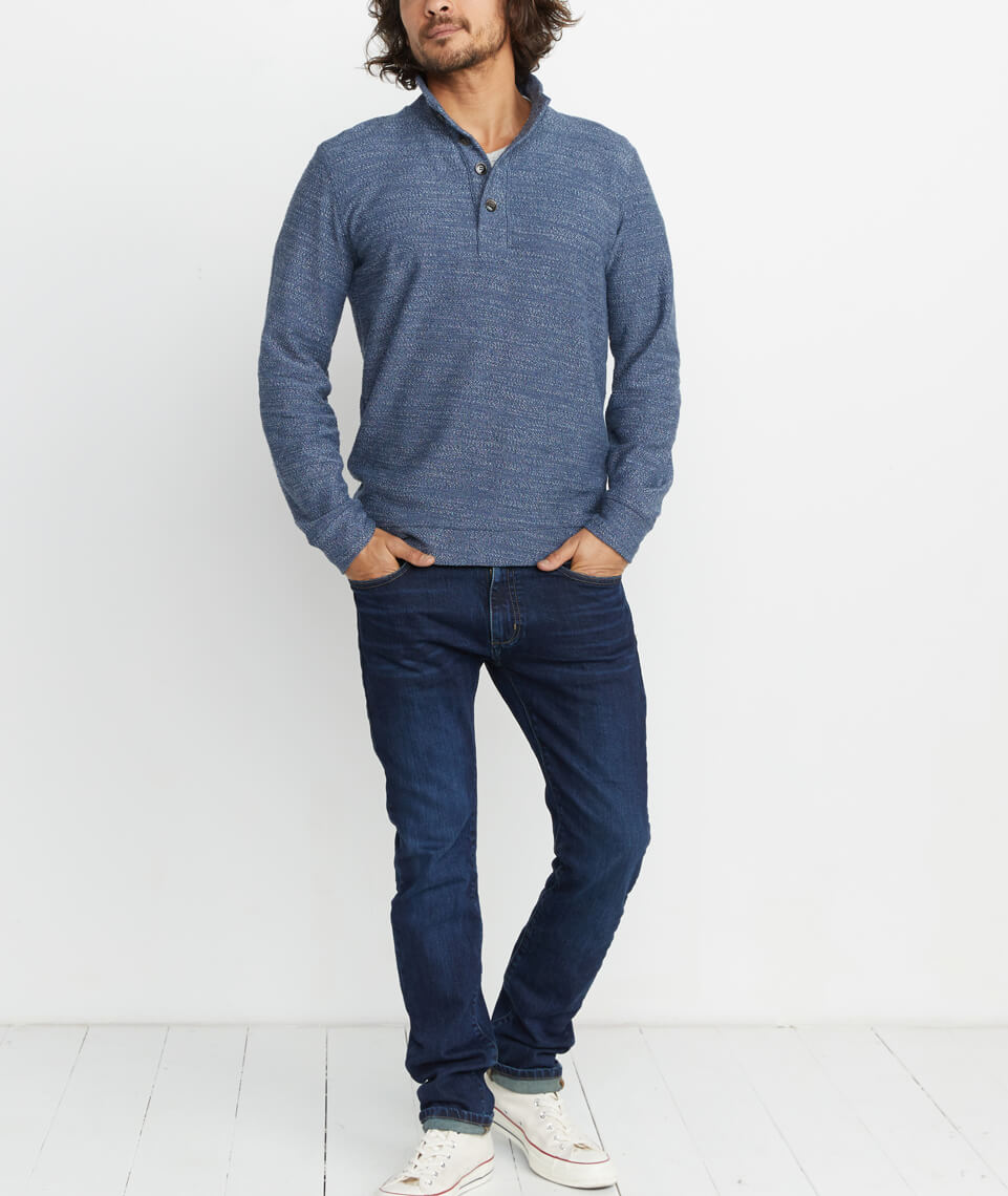 Clayton Pullover Light Blue Heather