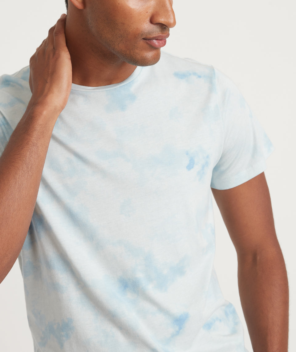 Signature Crew Tee Cloud Tie Dye