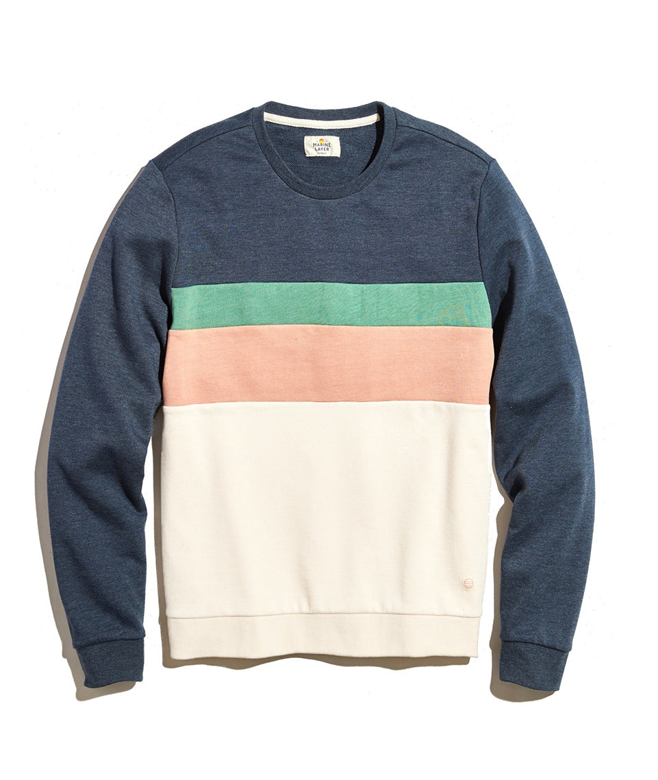 Colorblock Crewneck Sweatshirt