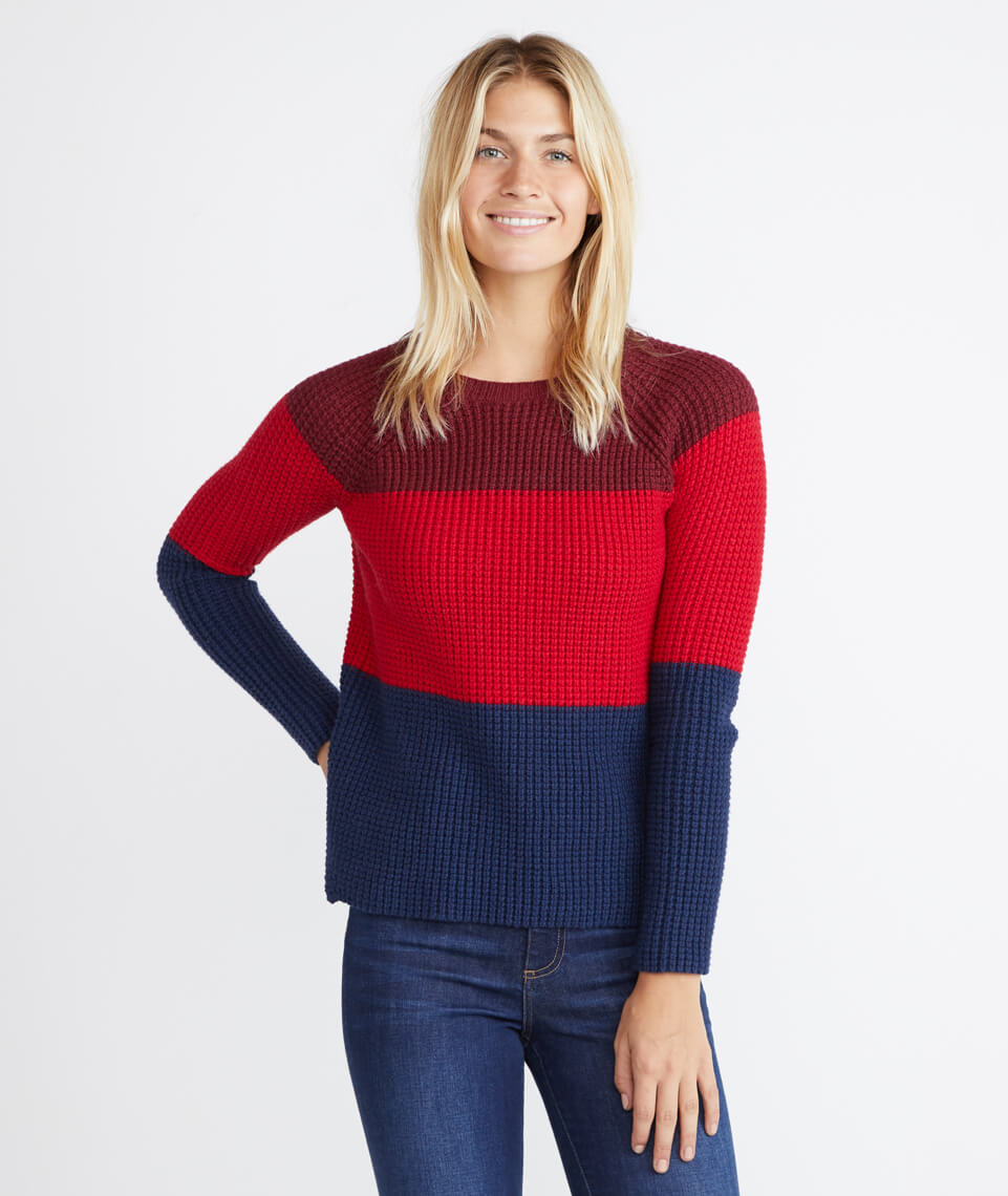 Delaney Pullover Block Stripe