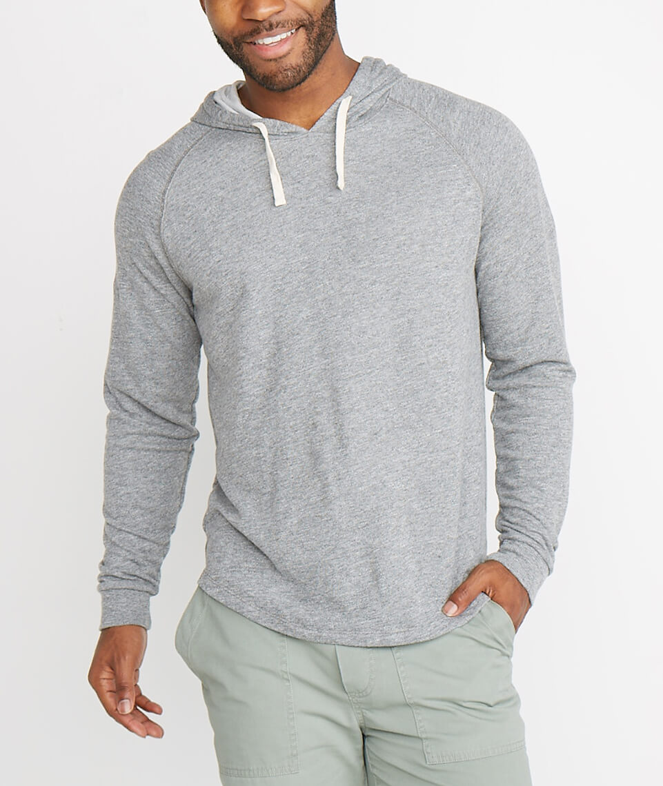 Double Knit Hoodie - Heather Grey