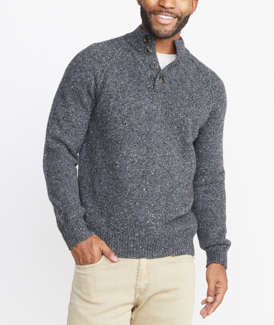 Fillmore Fishermans Sweater in Soot – Marine Layer