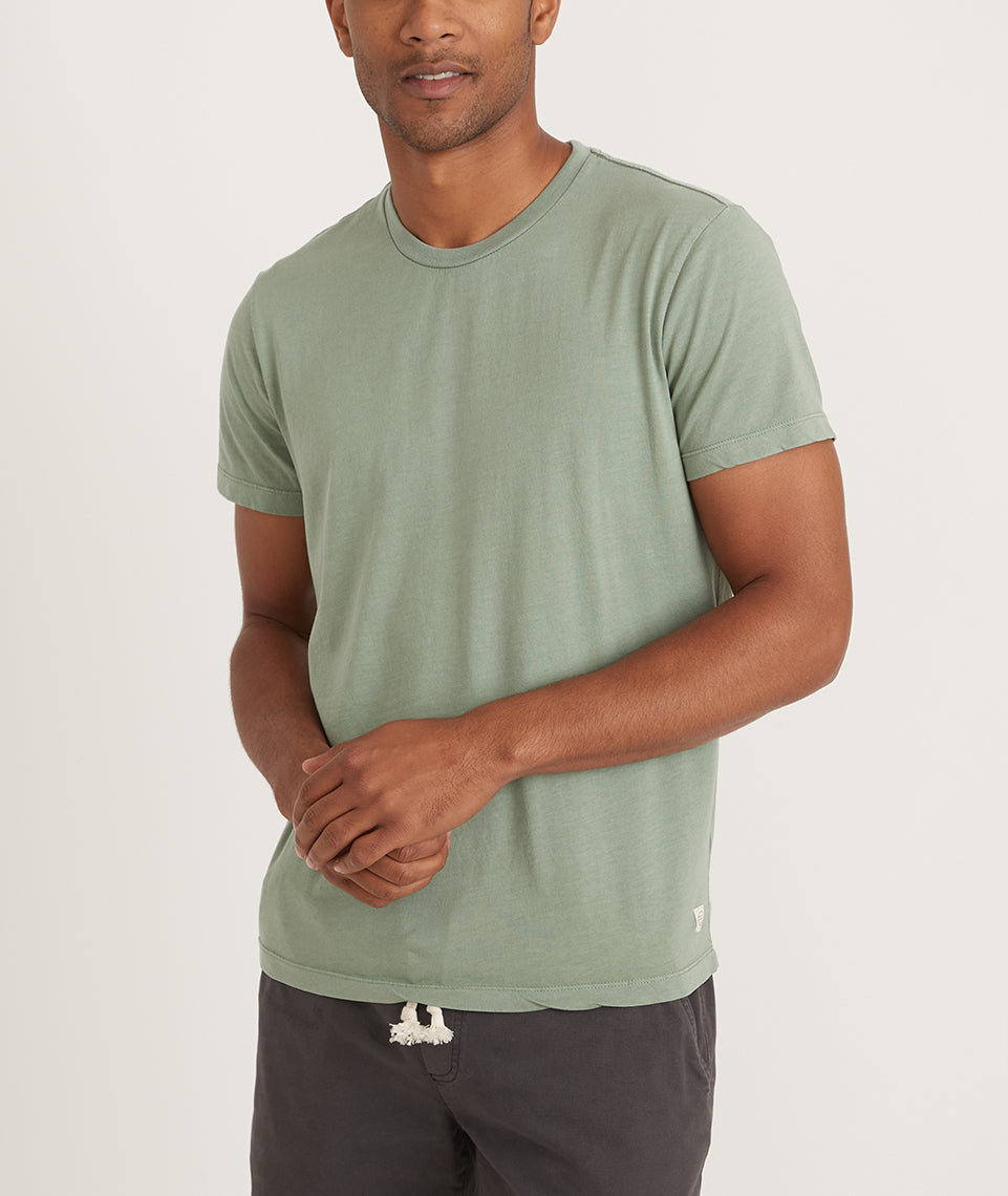 Signature Crew Tee Hedge Green