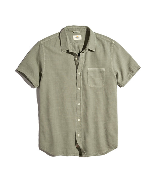 Lance Button Down in Faded Dusty Olive – Marine Layer
