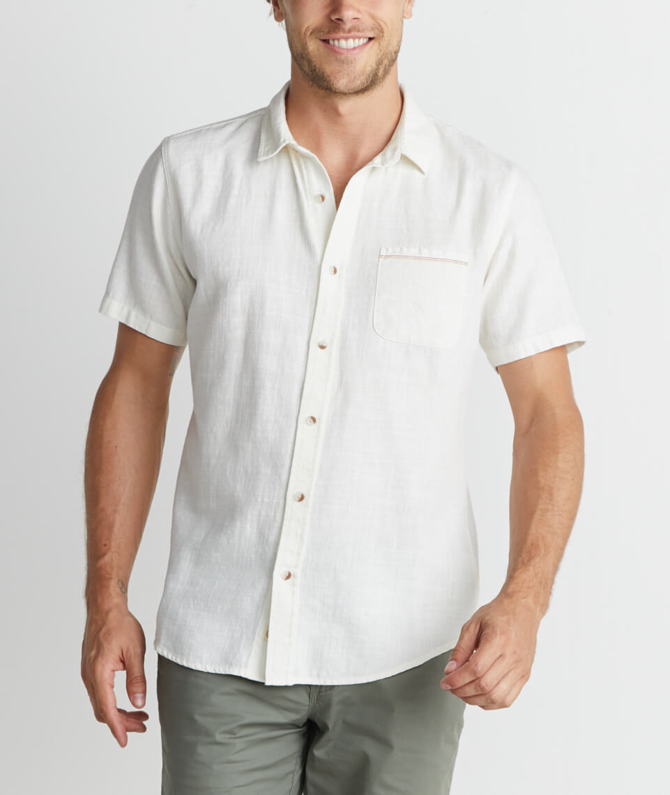 Lance Button Down Natural