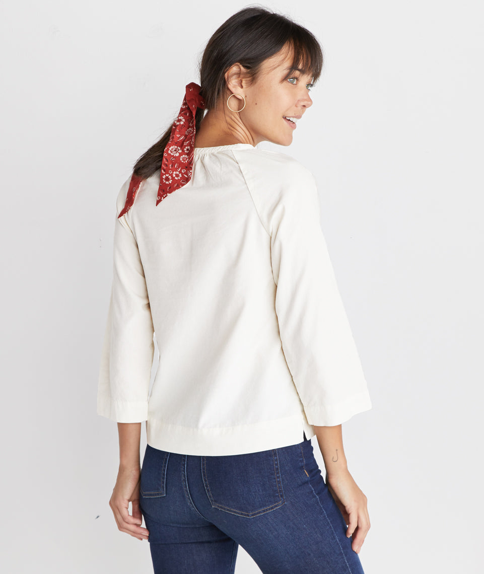 Lenora Blouse White