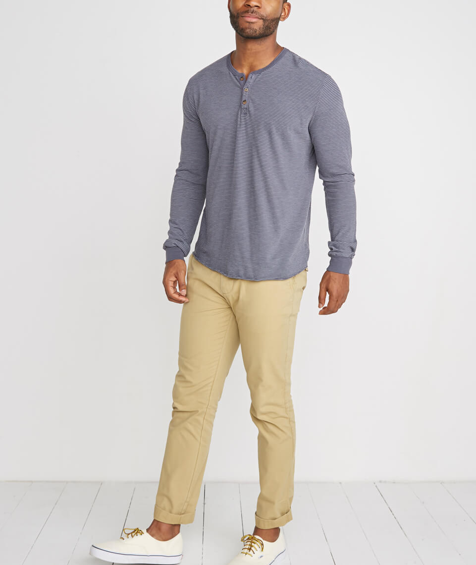 Lightweight Henley Ink