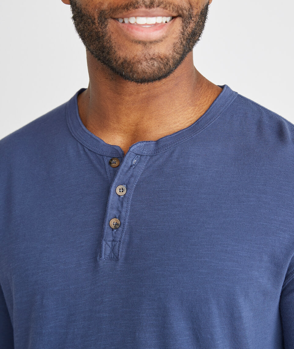 Lightweight Henley Navy