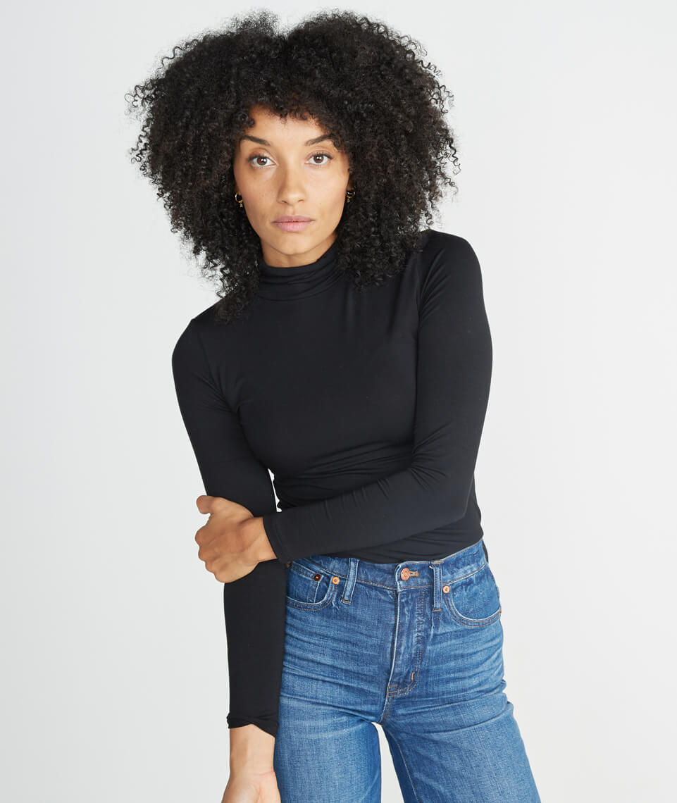 Magnolia Turtleneck Black