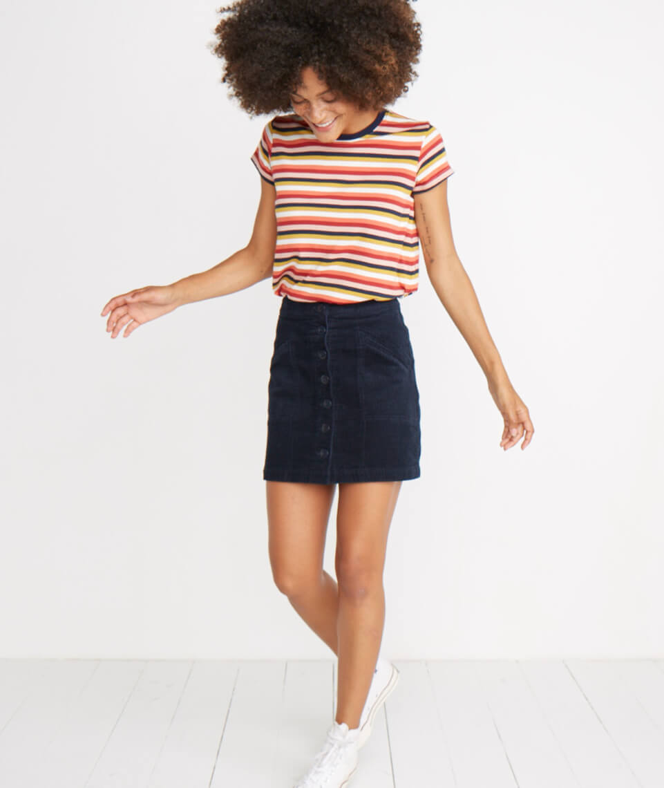 Maxine Mini Skirt Navy