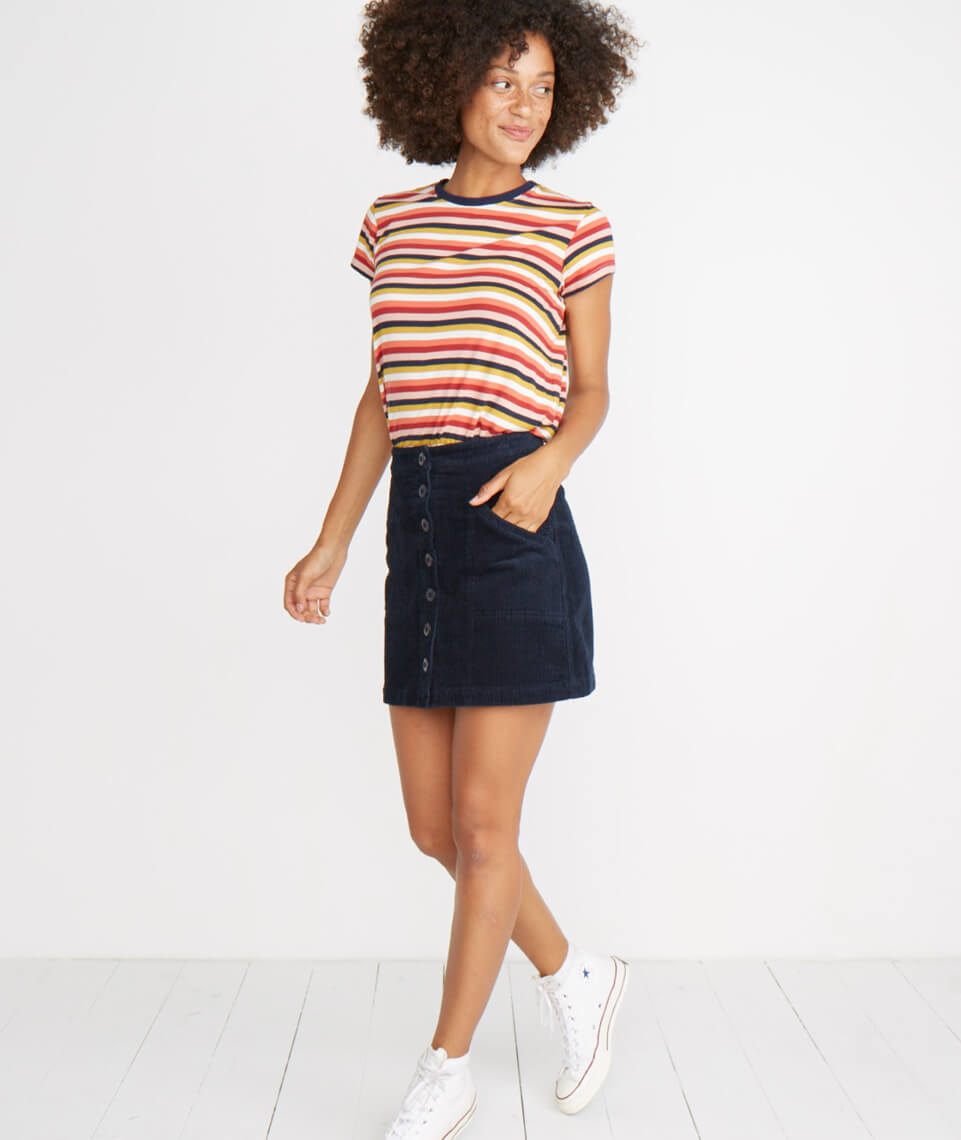 Maxine Mini Skirt Navy