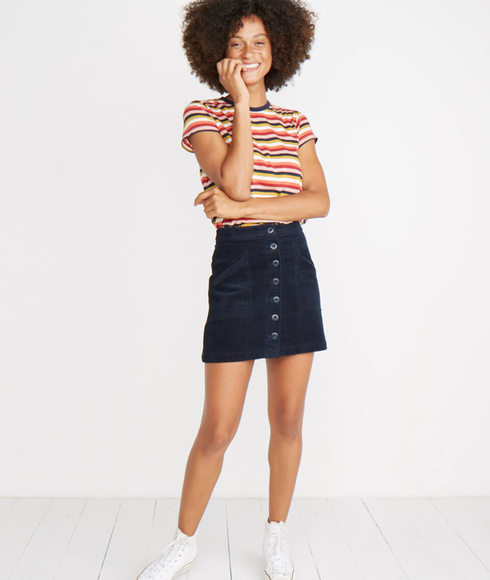 Maxine Mini Skirt Navy